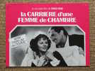 PLAQUETTE - FILM - LA CARRIERE D´UNE FEMME DE CHAMBRE - DINO RISI - VICTORIO GASSMAN - Cinema Advertisement