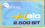 Slovenia, 2.500SIT, Blue Halo GSM Card. - Slovenia