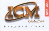 Prepaid Card ICM Global Net - Telecom Operators