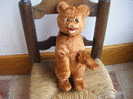 Ours  Ancien--- -- Avec Remontoir + Cle :24 Cm Qui  Bouge Sa Tete Et Ses 2 Pattes-2714-- - Jouets Anciens