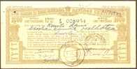 India 1951 Rs.1000 Post Office National Saving Certificate Scripophily Rare  # 12630 - Cheques & Traverler's Cheques