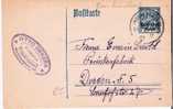 Inf167/ Frankenthal. Bayern-GA Mit Dt. Reich-Überdruck 1921 - Autres & Non Classés