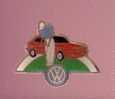 Pin's Volkswagen, Golf, Golfeur - Volkswagen