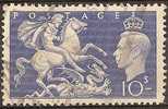 GREAT BRITAIN - 1951 10/- King George VI - St George And The Dragon. Scott 288. Used - Gebruikt