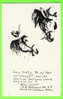 SALEM, OR - NATIONAL POSTCARD WEEK, 1997 - HORSES - LIMITED EDITION No 100/125 Ex - SIGNED BY JEAN M. YOST  - - Salem