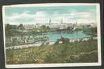 CHESTERFIELD, A VIEW FROM PARK, VINTAGE POSTCARD - Derbyshire