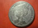 9254  NETHERLANDS HOLANDA HOLLAND   25 CENTS   SILVER COIN     AÑO / YEAR  1913  BC / FINE - 25 Centavos