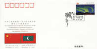 PFTN.WJ-117 CHINA-Maldives DIPLOMATIC COMM.COVER - Brieven En Documenten