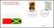 PFTN.WJ-121 CHINA-Jamaica  DIPLOMATIC COMM.COVER - Brieven En Documenten