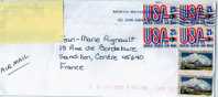 U.S.A: 2008 Jolie Lettre Avec Bloc De 4 Timbres  PA  Et Mont Mc Kinley Alaska Très Propre - Lettres & Documents