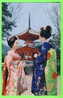 KYOTO, JAPAN - MAIKO OR DANCING GIRLS - DAIKAKUJI TEMPLE - - Kyoto