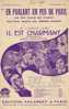 Partition De EN PARLANT UN PEU DE PARIS Chanté Par Henry Garat De L’opérette Filmée «Il Est Charmant» - Autres & Non Classés