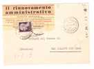 239) Cartolina  Con 1£ Imp. S. F. Da Empoli A S. Filippo Del Mela Il 28-11-1945 Con Pubblicità Il Rinnovamento Amminist. - Marcofilía