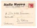 241) Cartolina  Con 4£ Dem.da Roma A La Patrizia Il 14-5-1946 Con Pubblicità  Italia Nuova - Poststempel