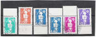 6 TP / 5 Valeurs Différentes  - Bord De Feuille - Oblitéré - Parfait état - 1989-1996 Bicentenial Marianne