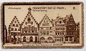 Chromo Chocolat SUCHARD Allemagne FRANKFORT / Main Romerberg -n°8 Collec Europeenne -descriptif Au Verso - Suchard