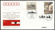 PFTN.WJ-66 CHINA-AUSTRIA DIPLOMATIC COMM.COVER - Lettres & Documents