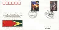 PFTN.WJ-112 CHINA-Guiana  DIPLOMATIC COMM.COVER - Brieven En Documenten