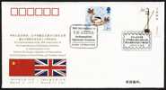 PFTN.WJ-101 CHINA-U.K. DIPLOMATIC COMM.COVER - Brieven En Documenten