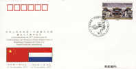 PFTN.WJ-120 CHINA-Luxembourg DIPLOMATIC COMM.COVER - Briefe U. Dokumente