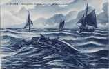 En Mer : Bateau-pecheur Chavirant Sous Voiles Par Coup De Vent / Voilier, Bateau / Artaud Et Nozais N° 90 - Pesca