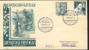 Espagne  Espana  1955  Matasello Exposicion Filatelica  San Martin De Provensals - Maschinenstempel (EMA)