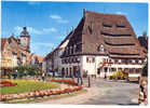 Cpsm WISSEMBOURG Maison Du Sel Et Hotel De Ville Maladrerie Militaire Garage Renault 4L - Wissembourg