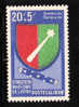 Algeria 1958 Marshal De Lattre Foundation Arms & Marshal´s Baton MNH - Neufs