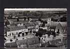 89 QUARRE LES TOMBES Place De L'Eglise, Vue Générale Aérienne, Ed Lapie 14, En Avion Au Dessus De, CPSM 9x14, 1965 - Quarre Les Tombes