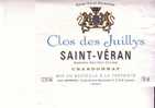 SAINT VERAN -  CLOS DE JUILLYS - Bourgogne
