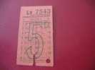 ANCIEN TICKET DE BUS LONDON TRANSPORT BUSES AVAILLABLE TO POINT INDICATED BY THE PUNCH-HOLE AND MUST BE SHOWN ON DEMAND- - Europa