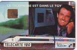 LE TELEPHONE DANS LE TGV 120U SO2 04.92 BON ETAT - 1992