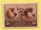 Australie Planisphère  Et Dieu Mercure   AVION     Gibbons 153 +  Hinged +   Cote 32£ = 36,5 E - Ungebraucht