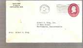 Stamped Envelop - B. Franklin - 4 Cent Scott # U536 - 1962 - 1961-80