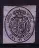 Edifil 38(*) 1855 Escudo España Una Libra Azul En Nuevo - Ungebraucht