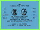 ST-LOUIS, MO - NATIONAL POST CARD WEEK,1996 - ONE HUNDRED YEARS AGO CANDIDATES, McKINLEY & BRYAN - CHICK & CEIL HARRIS - St Louis – Missouri