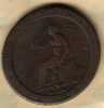 GREAT BRITAIN 1 PENNY CARTWHEEL BRITANNIA FRONT KGIII (MAD KING)  BACK 1797 AUSTRALIA  READ DESCRIPTION CAREFULLY !!! - Other & Unclassified