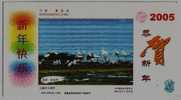 Seashore Wetland,Best Bird Watching Site,Seagull,Logo Of Elephant,CN05 Qinhuangdao Landscape Advert Pre-stamped Card - Mouettes