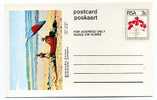 ENTIER POSTAL / STATIONERY RSA PLAGE PARASOL FAMILLE MER - Hotels, Restaurants & Cafés