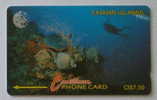 DIVER ( Cayman Islands - 5CCIA ) * Underwater World Undersea Sea Life Marine Fish Poisson * Diving Plongee Dive Plongeur - Cayman Islands