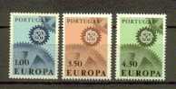 EUROPA PORTUGAL N° 1007 à 1009 ** - 1967