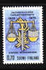 Finland 1975 State Economy Comptroller Office Balance Of Justice Sword Of Legality MNH - Ongebruikt