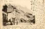 15 - CANTAL - MAURIAC - CAFE BESSE - CAFE HOTEL De La PLACE - VOYAGEE  1901 - Mauriac