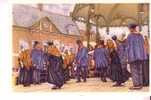 COTE D´OR -  Image -Folklore Belge - N°   75 - HERENTHALS -  Au Cours D´un LANDJUWEEL, Les Paysans Exécutent De Vieilles - Côte D'Or
