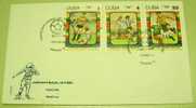 1986 CUBA FDC FIFA FOOTBALL WORLD CUP MEXICO SOCCER FOOTBALL FUSSBALL - 1986 – Mexique