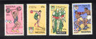 Jeux Olympiques1984  Nigeria  **  Never Hinged  Cyclisme, Athlétisme,boxe, Haltérophilie - Sommer 1984: Los Angeles