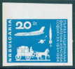 1K4 Bulgaria 1964 First National Philatelic Exhibition Stage GOACHES SPACE AIRPLANE ROCKET  Briefmarkenausstellung - Postkoetsen