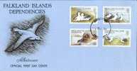 FDC 254 FALKLAND ISLAND - SOUTH GEORGIA - ALBATROS - ALBATROSSES - Palmípedos Marinos