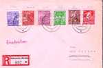 SBZ061/ Schnitterin 1946. Bunt/Mischfrankatur Junkerland Etc. - Covers & Documents