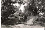 CPSM Dentelé Noir Et Blanc , VERRIERES LE BUISSON La Lac ,la Passerelle - Verrieres Le Buisson